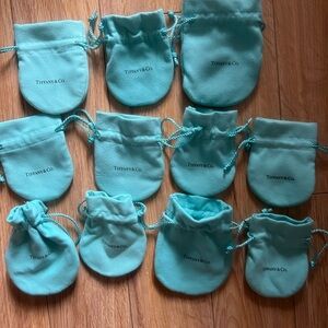 Velvet Tiffany & Co pouches